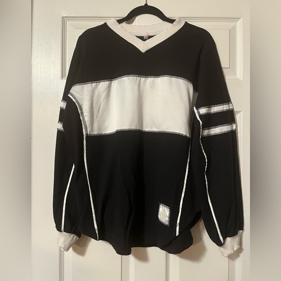 NWT Free People Movement Rugby Ready Logo Layer Pullover Sweatshirt - Picture 6 of 9
